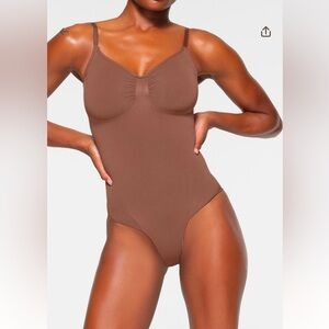 brand new brown skims sculpt bodysuit